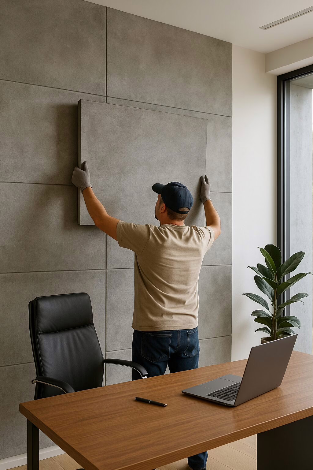 Precast concrete panels, made for interior walls, any finish any texture.